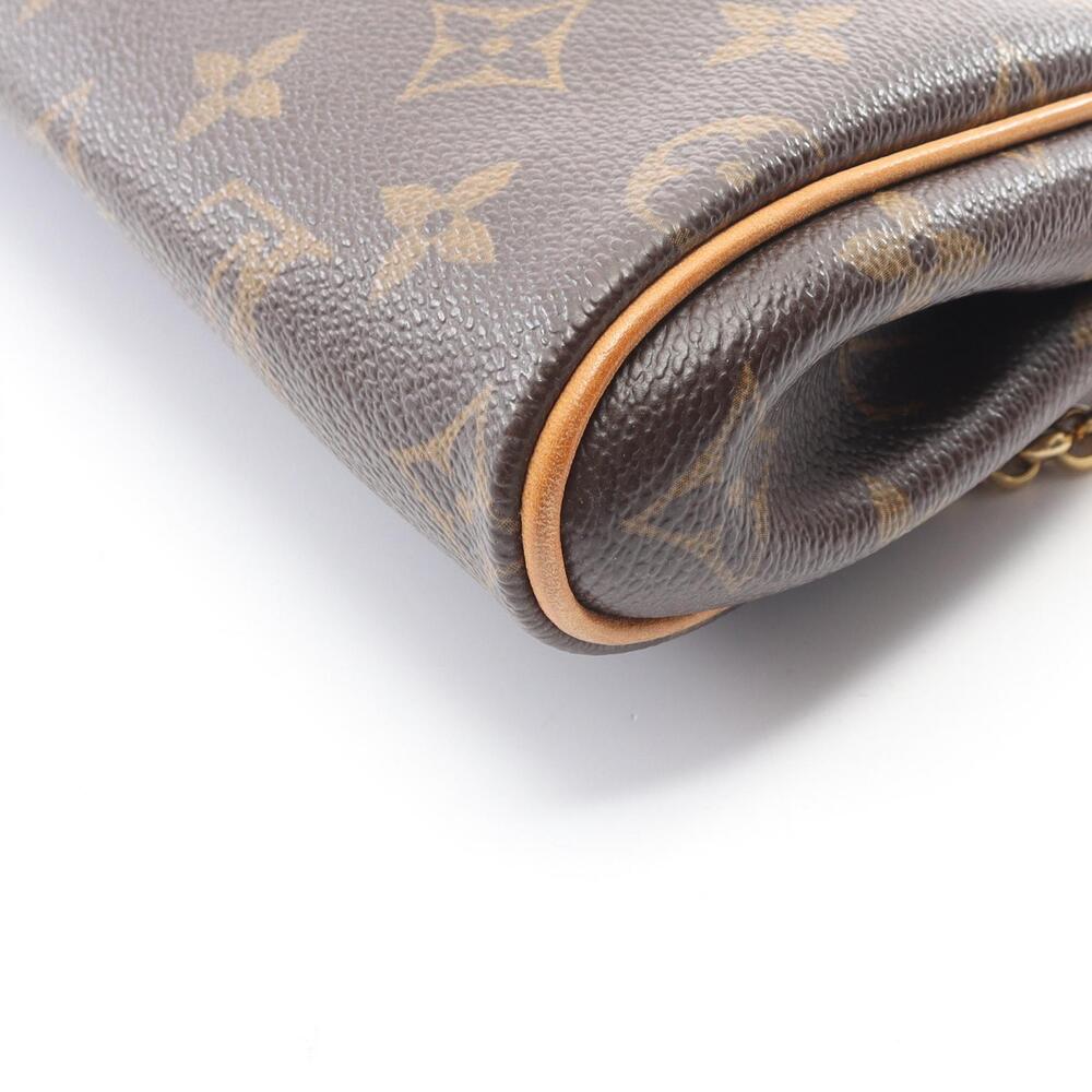 Louis Vuitton Canvas Monogram Eva Shoulder Brown Leather Bag - Picture 5 of 9